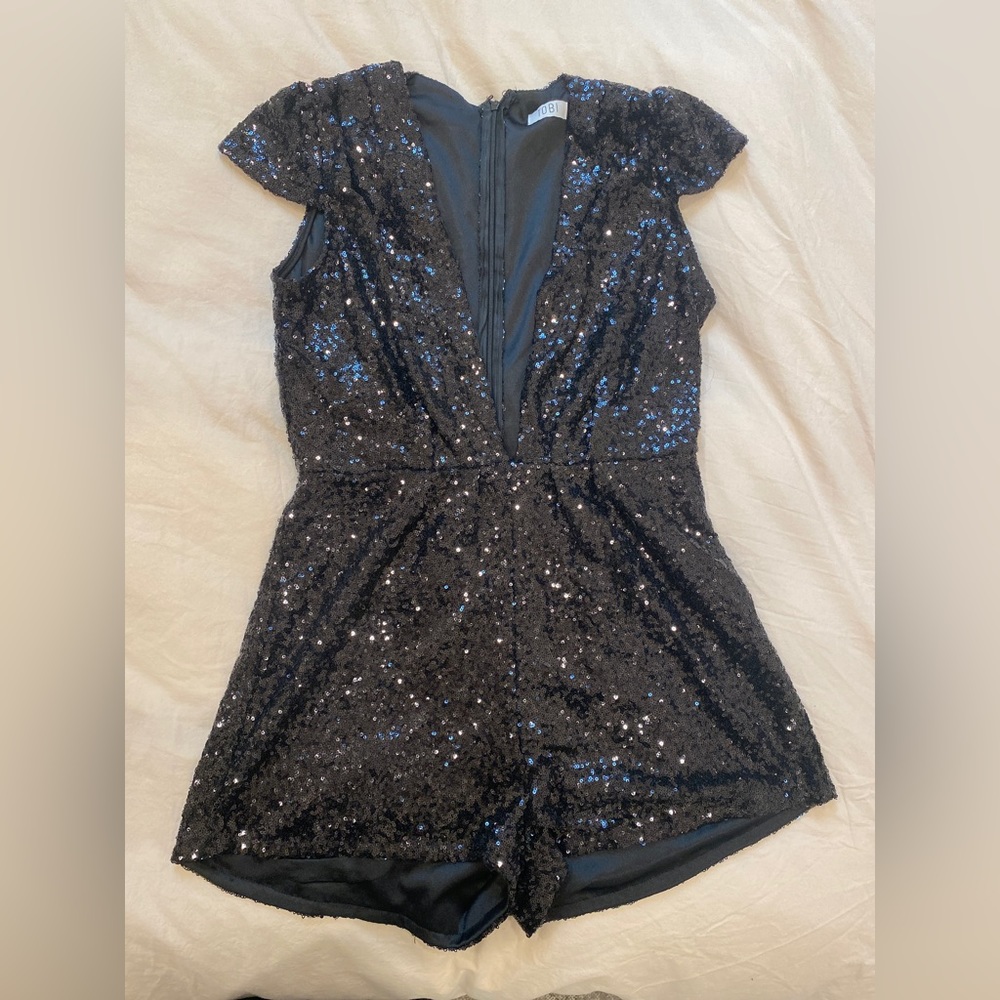 TOBI sequined romper